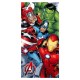 Toalha Avengers de microfibra 140x70cm com heróis da Marvel