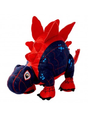 Pelúcia Spin Stegosaurus de Spidey Marvel em vermelho e azul