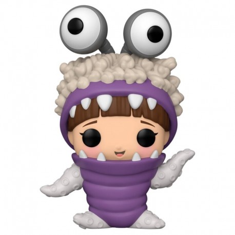 Figura Funko POP de Boo com capuz levantado de Monstros S.A.
