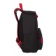 Mochila negra Cloud Naruto con detalles rojos