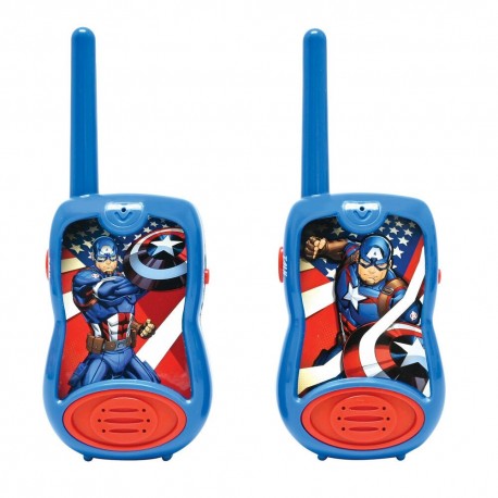 Walkie-talkies Marvel Avengers com design do Capitão América