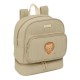 Sac à dos beige avec lion et compartiment thermique par Safta