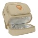 Sac à dos beige avec lion et compartiment thermique par Safta