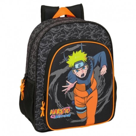 Mochila Naruto Shippuden Safta con diseño anime y bolsillos laterales