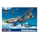 Maqueta a escala 1/32 del avión P-51D Mustang