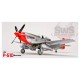 Maqueta a escala 1/32 del avión P-51D Mustang