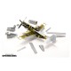 Maqueta a escala 1/32 del avión P-51D Mustang