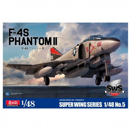 Kit de maquete F-4S Phantom II 1/48 Zoukei-Mura