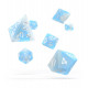 Oakie Doakie Dice Dados RPG-Set Glow in the Dark Arctic