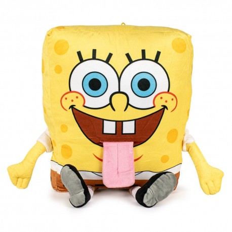 Pelúcia do Bob Esponja 50cm com sorriso alegre