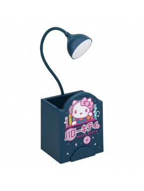 Lâmpada Hello Kitty com porta-lápis e suporte para celular
