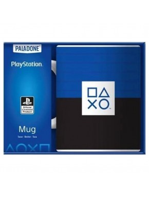 Mug en céramique PlayStation bleu et noir