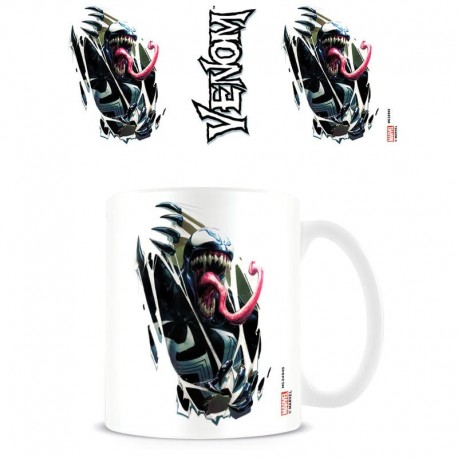 Mug en céramique blanche avec design Venom Marvel