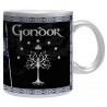 Taza Gondor 320 ml El Señor de los Anillos subli plateada