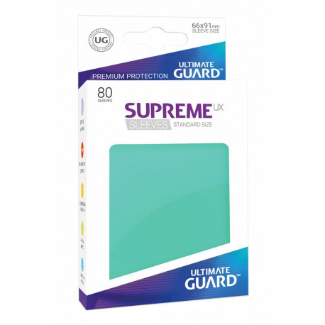 Bags cards standard size Turquoise Ultimate Guard 80