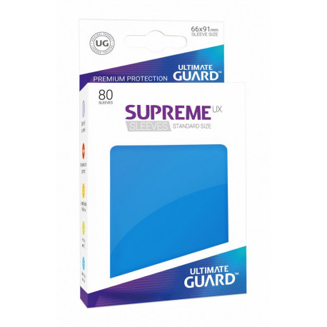 Fundas de cartas tamaño estándar Azul Ultimate Guard 80