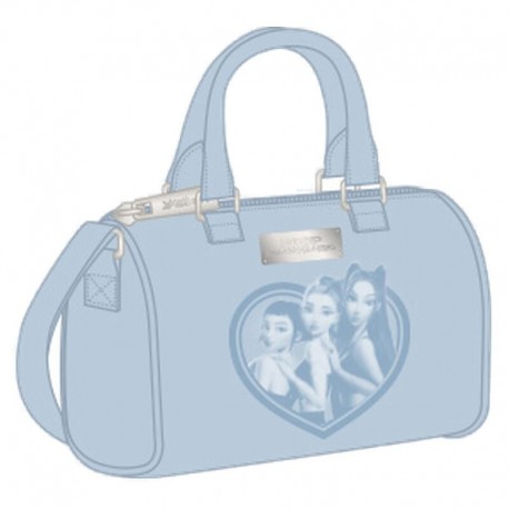 Bolso azul con ilustración de guerreras K-pop