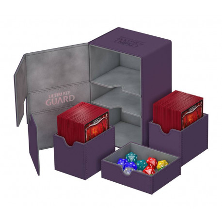Caja Deluxe Cartas estándar Ultimate Guard 160 Morado