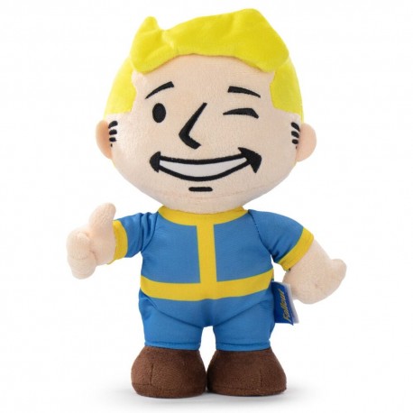 Peluche Vault Boy de Fallout azul y amarillo