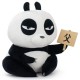Peluche de Genma Saotome panda con letrero de Ranma 1/2