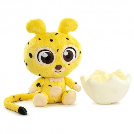 Pelúcia amarela Marsupilami com ovo Barrado