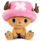 Peluche do Chopper de One Piece com chapéu rosa