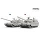 Modelo de tanque chinês ZTZ99A/B 1/72 da Meng Models