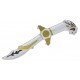 Réplica espada Saba Power Rangers blanca y dorada