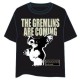 T-shirt noir Gremlins avec imprimé Gizmo