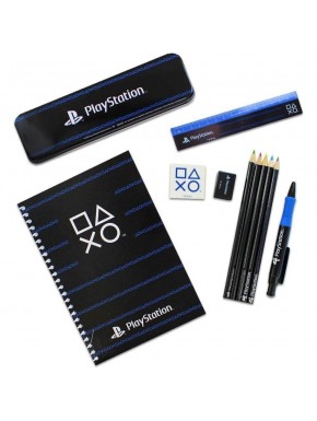 Set de papeterie Playstation avec trousse et cahier