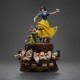 Estatua Blancanieves y Mudito 21 cm de Iron Studios