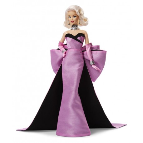 Muñeca Barbie Marilyn Monroe con vestido rosa brillante