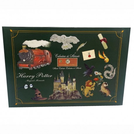 Calendário do Advento Harry Potter com decorações mágicas