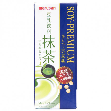 Bebida de Té Matcha y Leche de Soja Marusanai