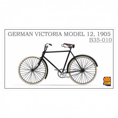 Modelo 3D bicicleta alemã Victoria 1905 em escala 1/35