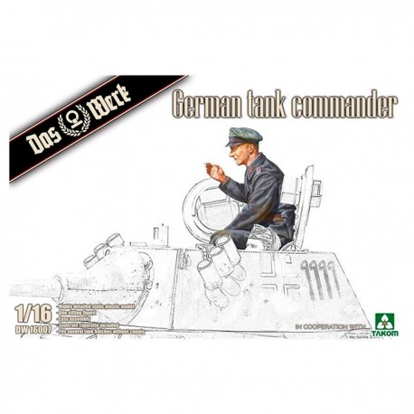 Figurine commandant de char allemand 1/16 Das Werk