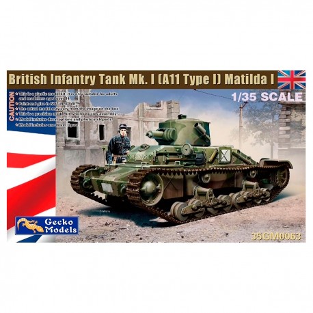 Maquette du char Mk.I Matilda I par Gecko Models
