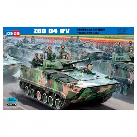 Maquete do ZBD 04 IFV em escala 1/35 da Hobby Boss