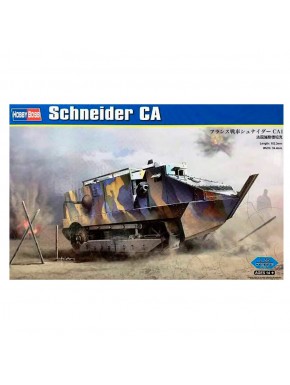 Image de la maquette du char Schneider CA par HobbyBoss