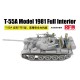 Modelo T-55A 1981 com interior completo e trilhos funcionais