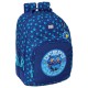 Mochila azul Derpy Kpop Demon Hunters con huellas