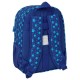 Mochila azul Kpop Demon Hunters Derpy con diseño de huellas