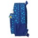 Mochila azul Kpop Demon Hunters Derpy con diseño de huellas