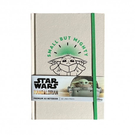 Diário A5 com design oficial de Grogu de Star Wars