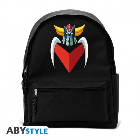 Mochila negra con diseño de Grendizer