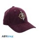 Casquette bordeaux avec Anneau Unique et Dard