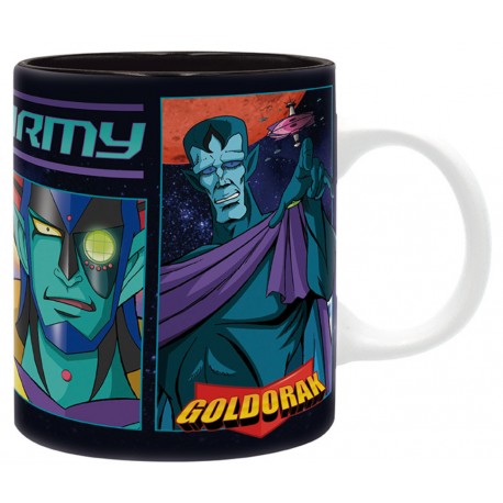 Taza Grendizer Vega Army con personajes en color