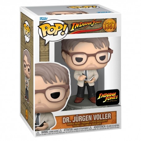 Figura Funko POP Dr. Jurgen Voller Indiana Jones en caja