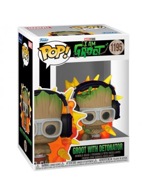 Figura Funko POP de Groot con Detonador de 9cm