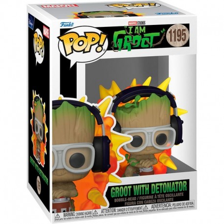 Figura Funko POP de Groot con Detonador de 9cm